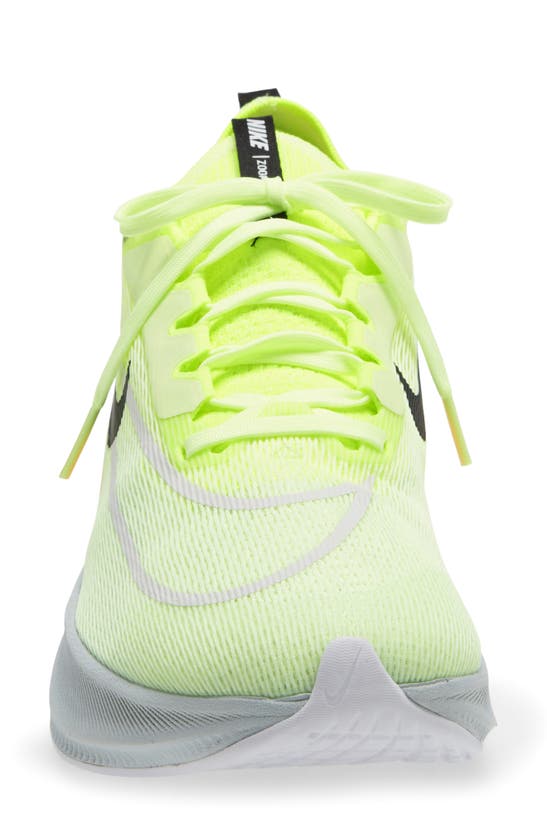 Nike Zoom Fly 4 Running Shoe In Yellow/ Black