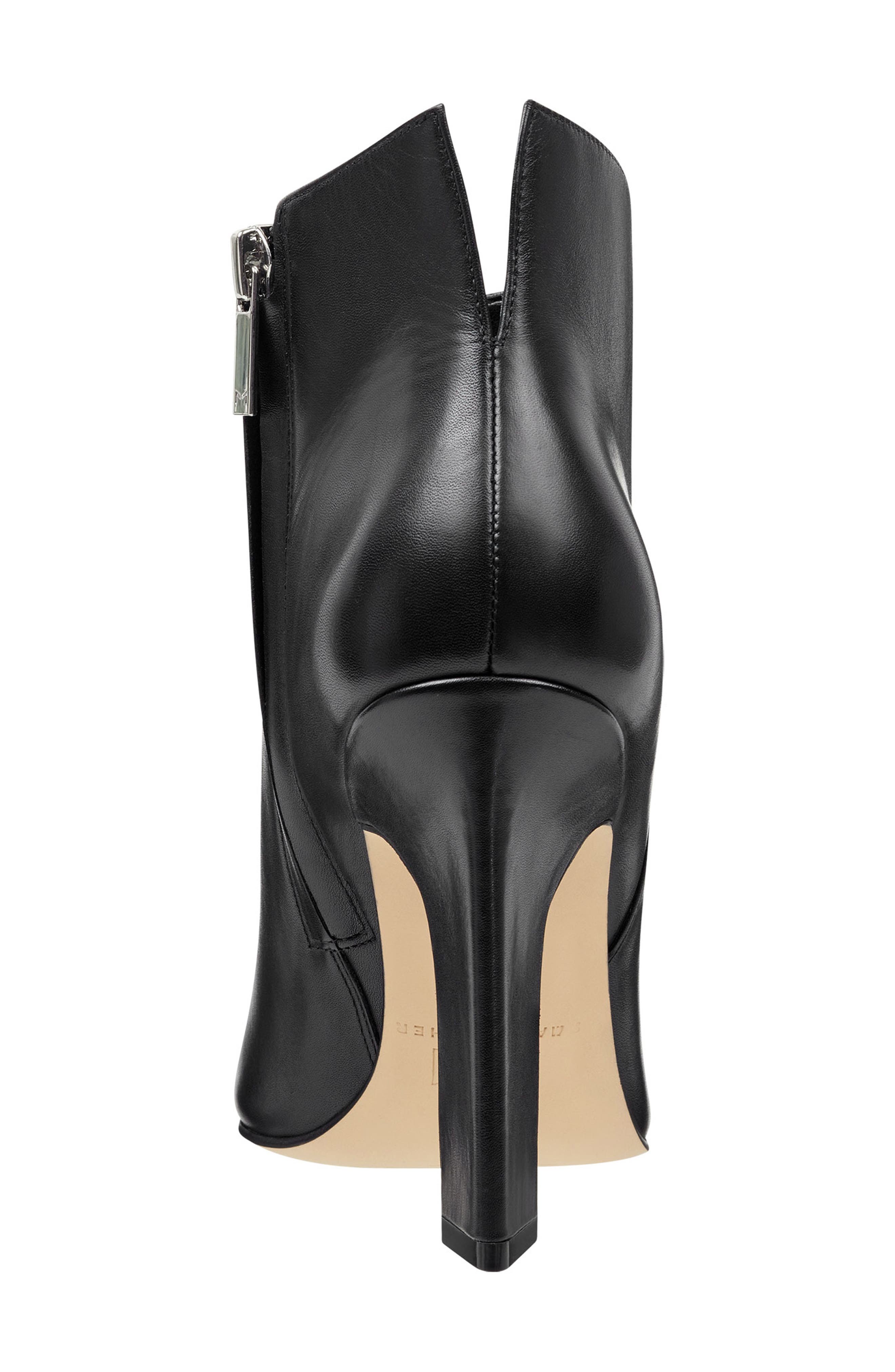 Marc Fisher LTD Mella Bootie in Black Leather Smart Closet