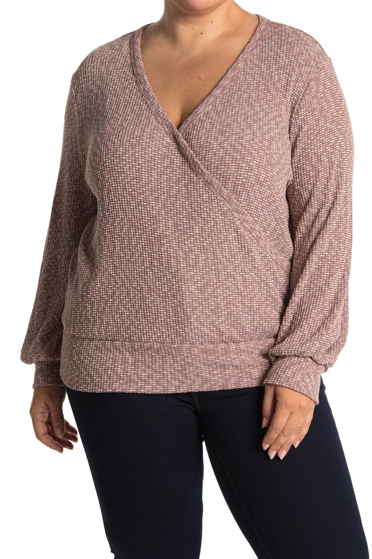 surplice wrap sweater