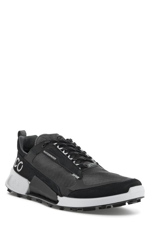 Ecco Biom 2.0 X Mtn Waterproof Sneaker In Black/magnet/black