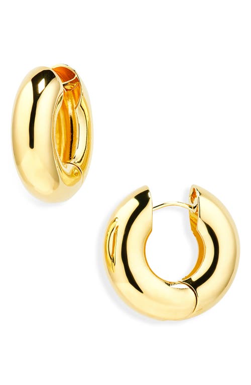 Eliou Éliou Devon Hoop Earrings In Gold Plated