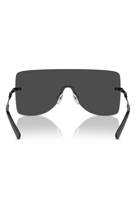 Michael Kors Womens Black Mk1148 London Square-frame Metal Sunglasses In Grey Mirror