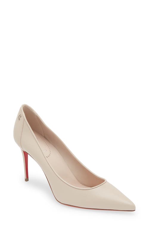 Shop Christian Louboutin Sporty Kate Pointed Toe Pump In F608 Leche/lin Leche