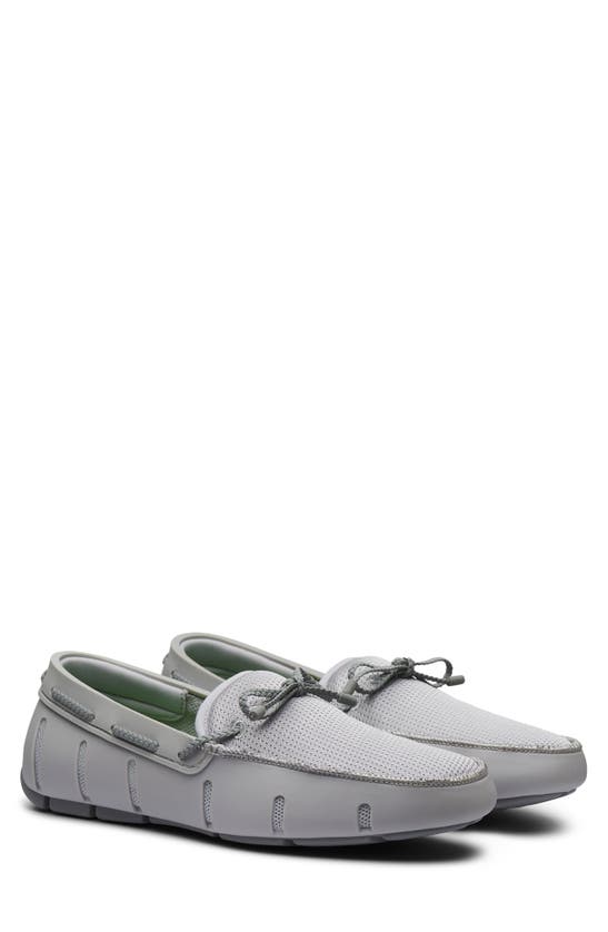Swims Lace Loafer In Light Grey