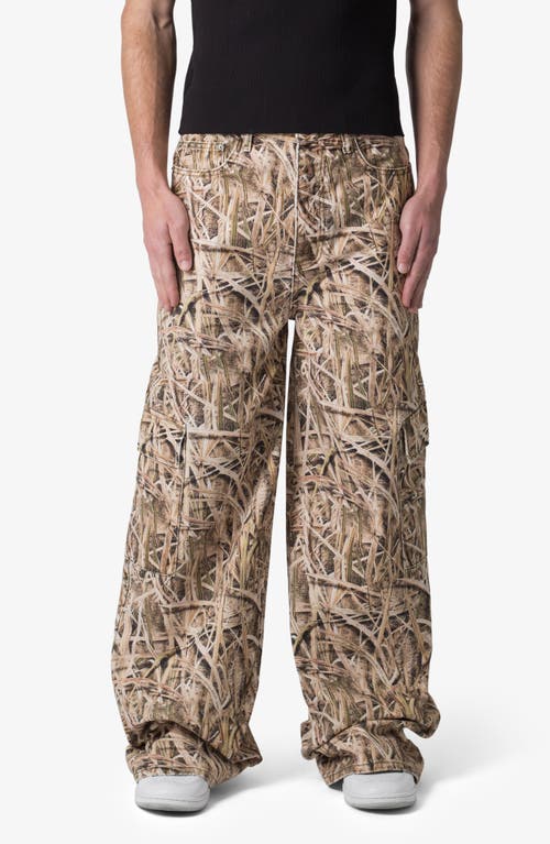 mnml Void Baggy Cargo Jeans Grass Camo at Nordstrom,