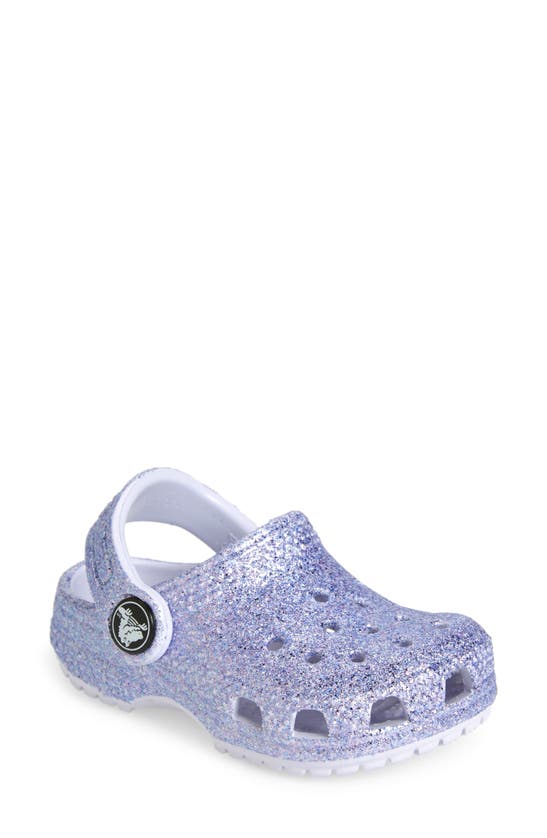 CROCS CROCS KIDS' CLASSIC GLITTER CLOG