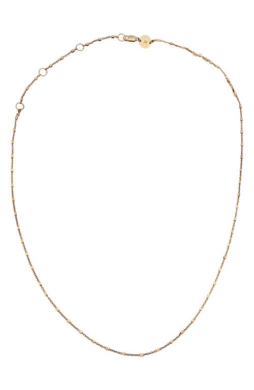 Maury Chain Necklace in 14K Yellow Gold Plated Silver
