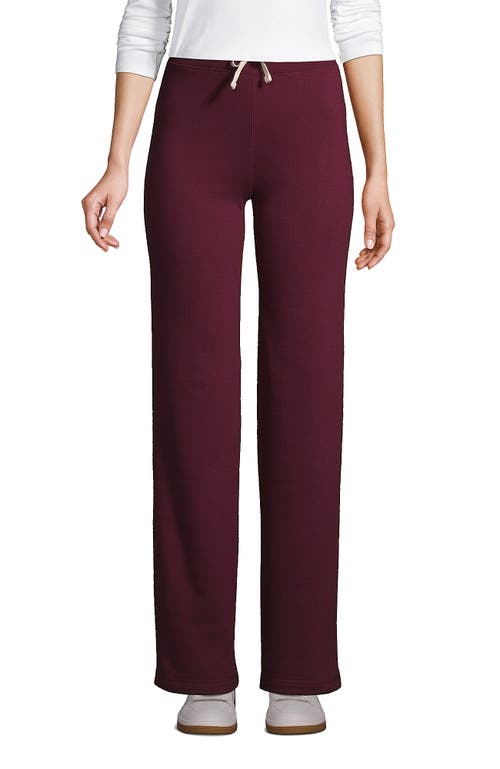 Shop Lands' End School Uniform  Sweatpants In Burgundy