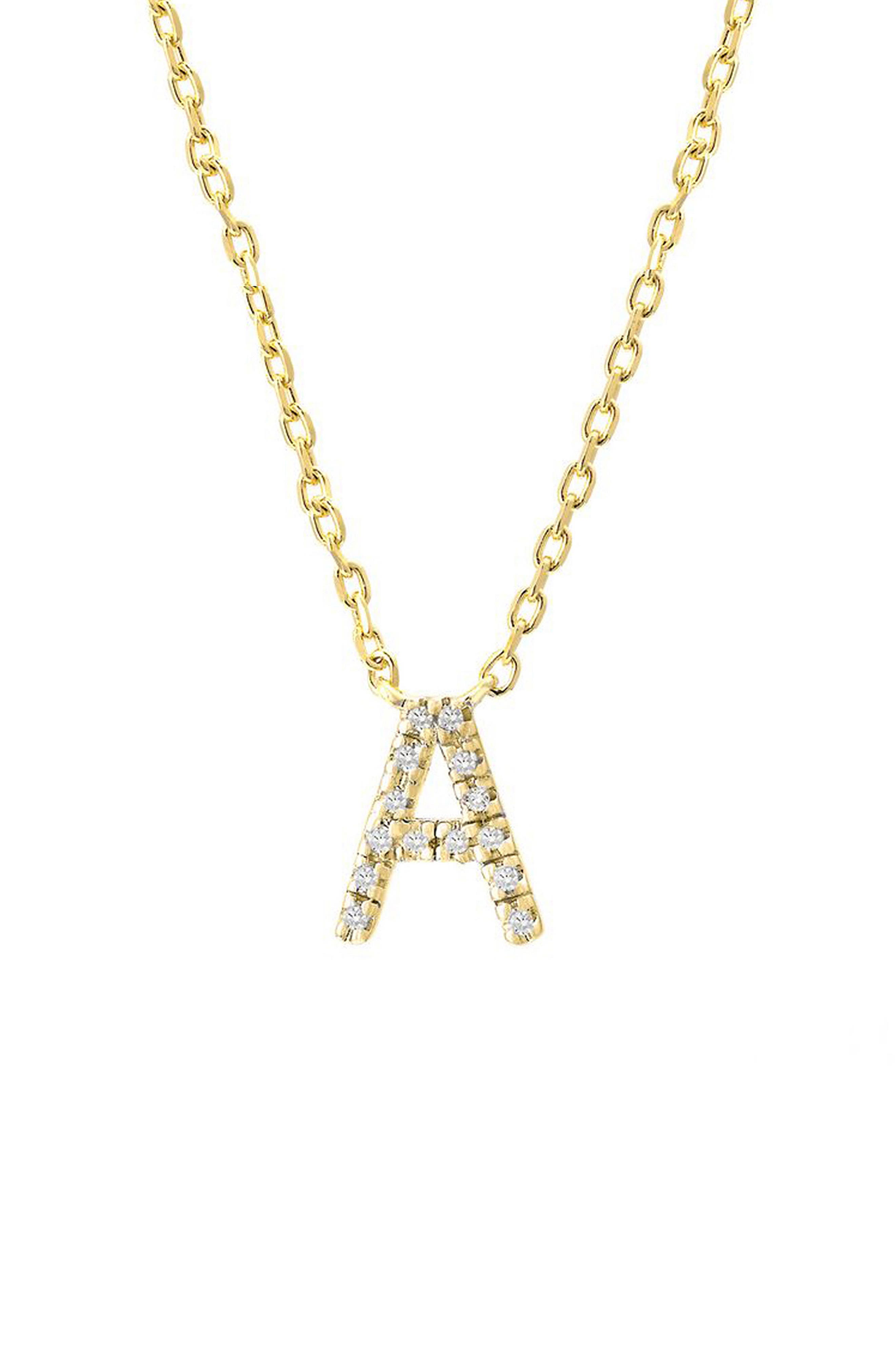gold initial necklace | Nordstrom