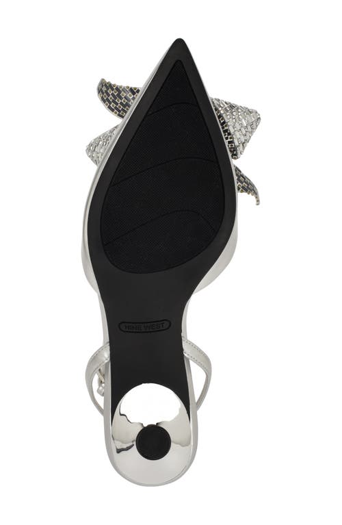 Nine West Raisun Pump In Silver