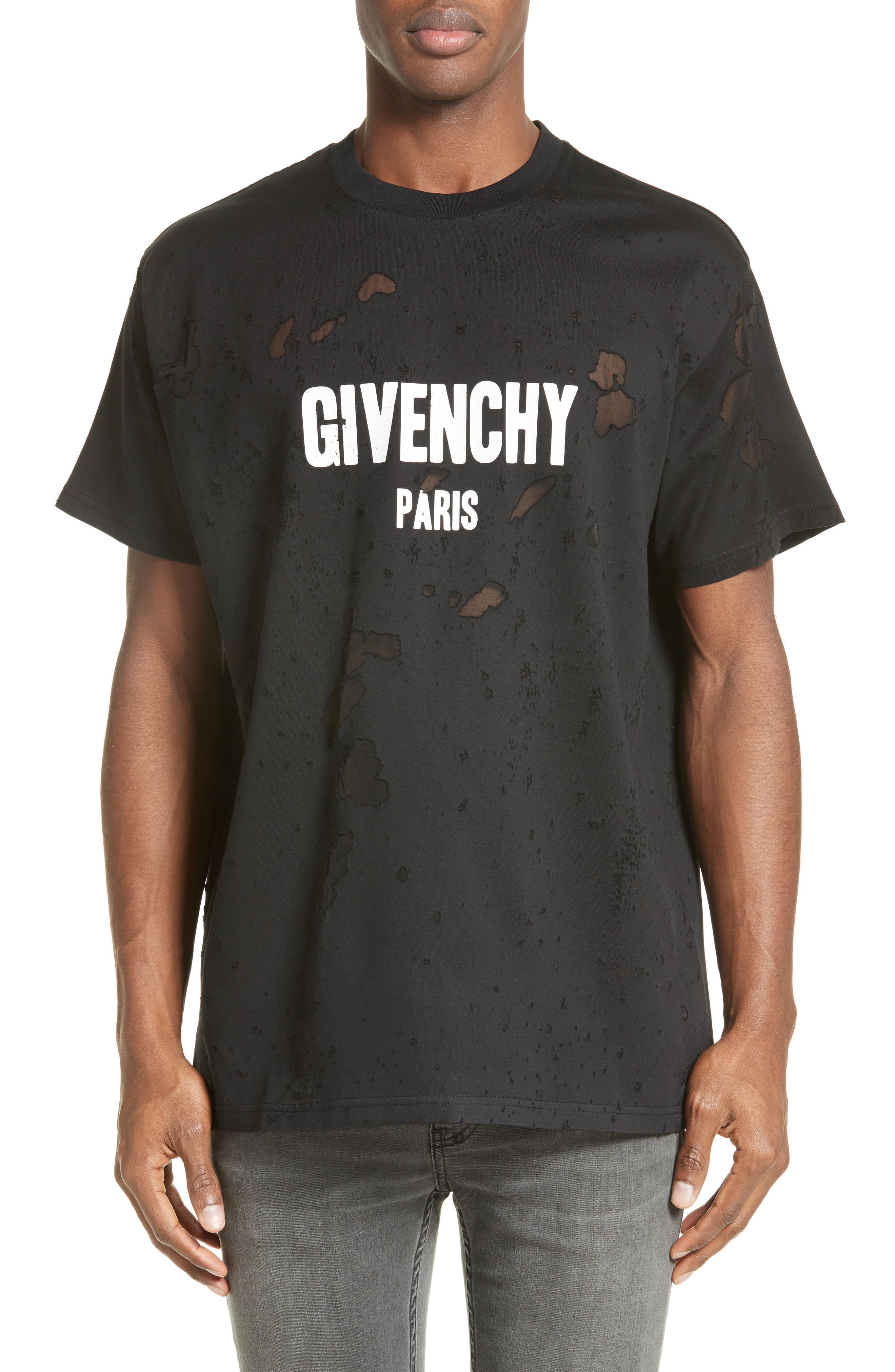 Givenchy Destroyed Logo T-Shirt | Nordstrom