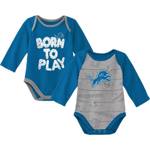Toronto Blue Jays Infant Biggest Little Fan 3-Pack Bodysuit Set - Powder  Blue/White/Heather Gray