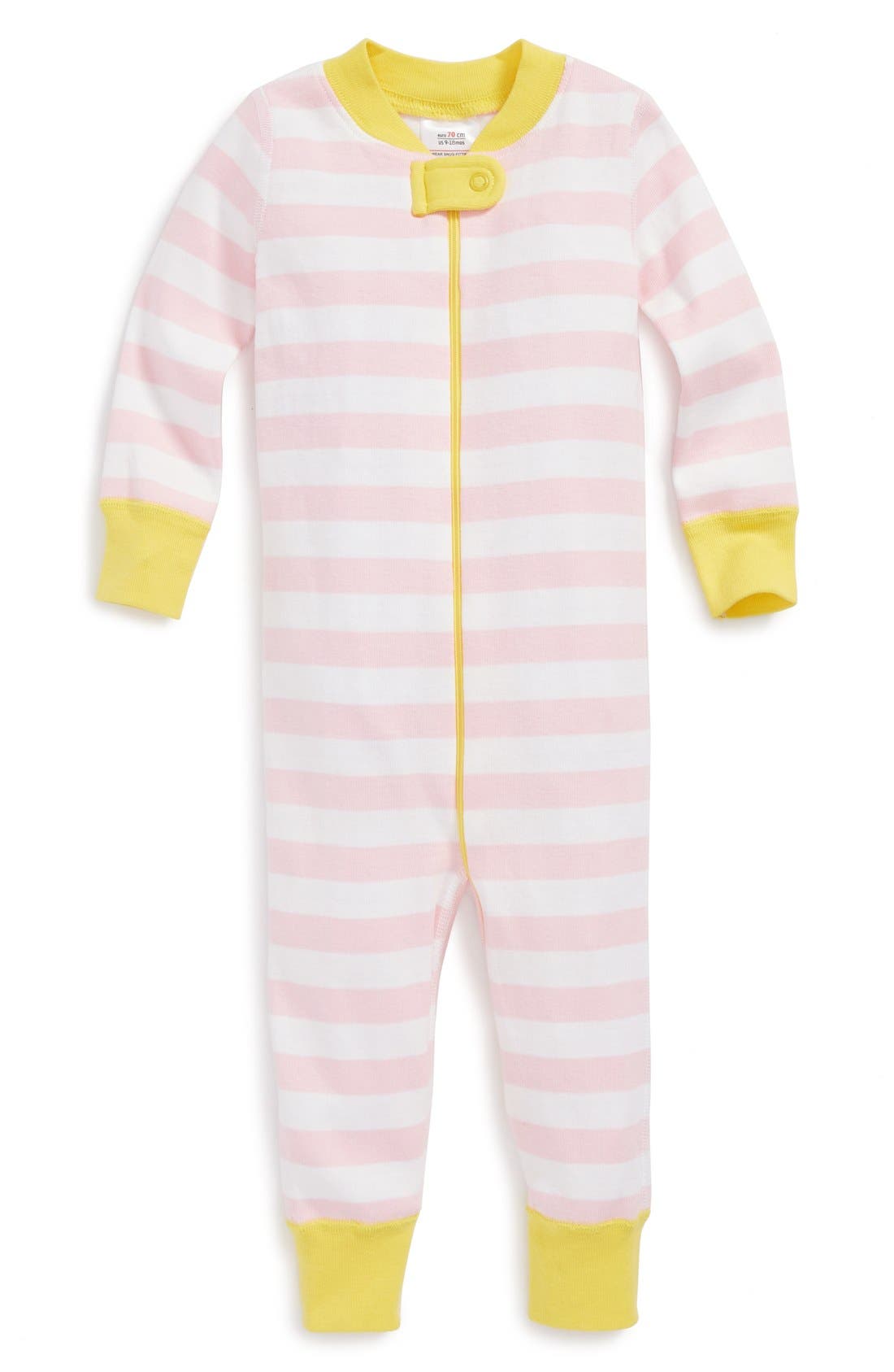 Hanna Andersson Organic Cotton Romper Pajamas (Baby Girls) Nordstrom