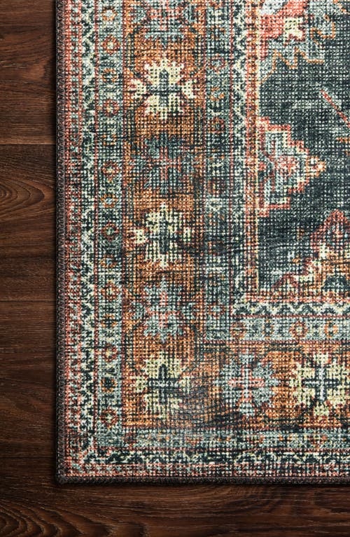 Loloi Ii Skye Collection Rug In Sea/rust