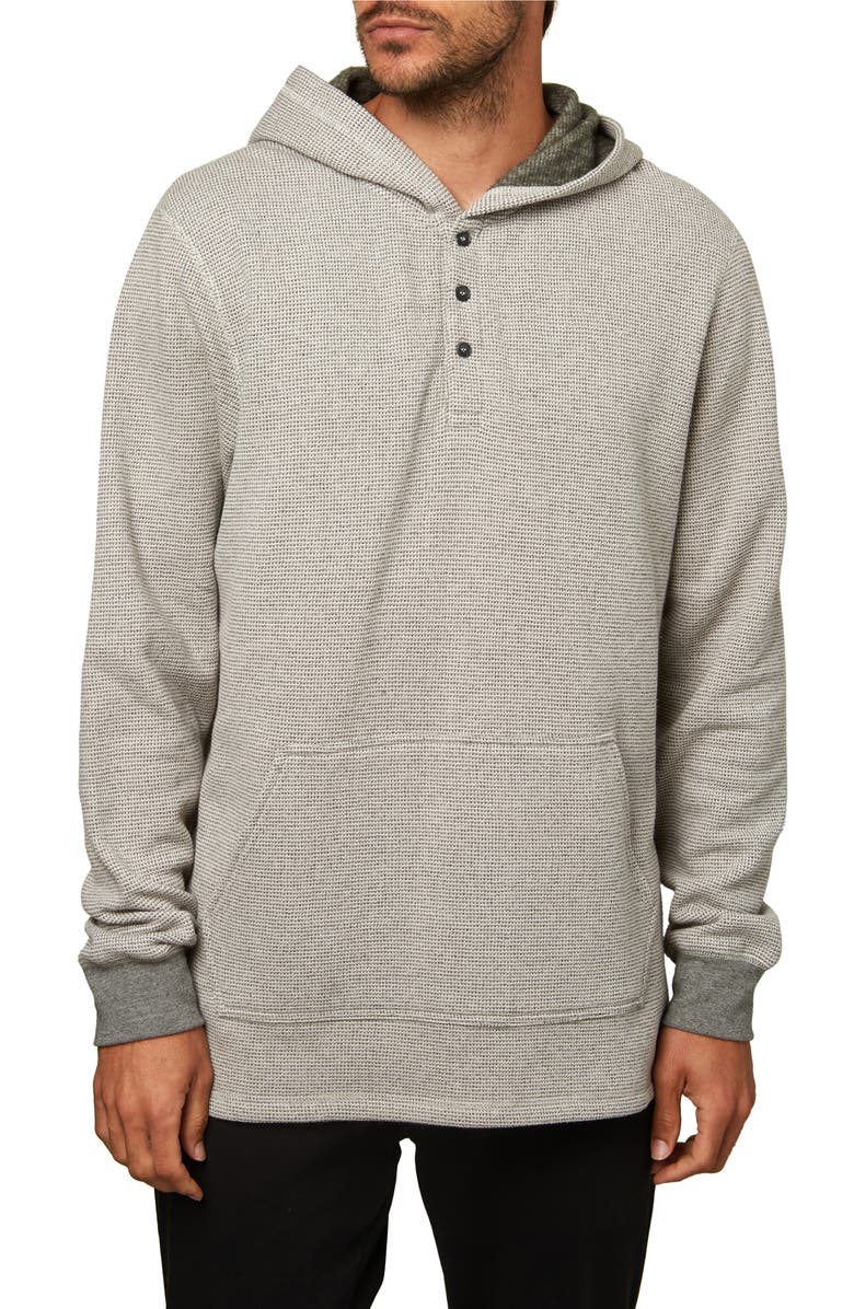 O'Neill Olympia Thermal Knit Hoodie, Main, color, 