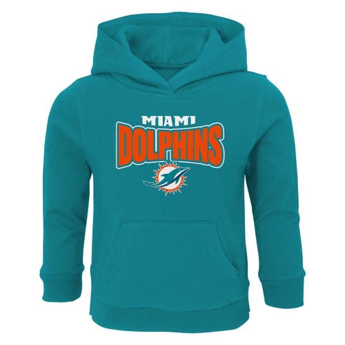 Outerstuff Toddler Aqua Miami Dolphins Draft Pick Pullover Hoodie