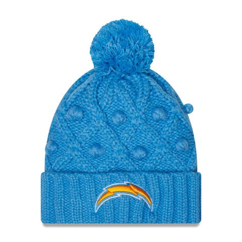 Denver Broncos New Era Girls Youth Toasty Cuffed Knit Hat with Pom - Orange