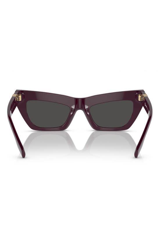 Shop Burberry 51mm Cat Eye Sunglasses In Bordeaux