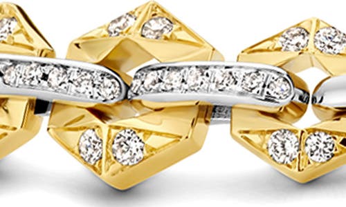 Dries Criel Flow Graduated Diamond Chain Bracelet In Gold