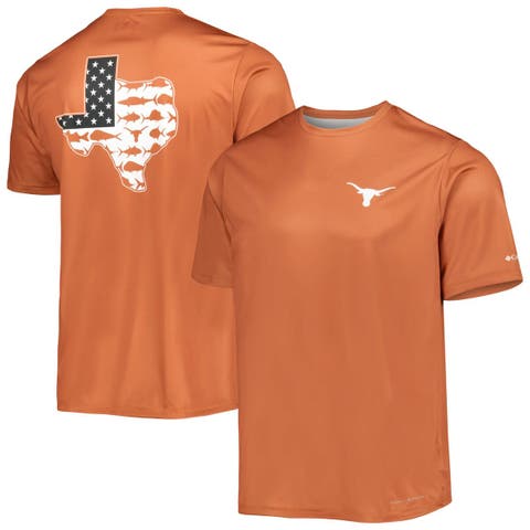 Lids Texas Longhorns Columbia Terminal Tackle Omni-Shade T-Shirt - Orange