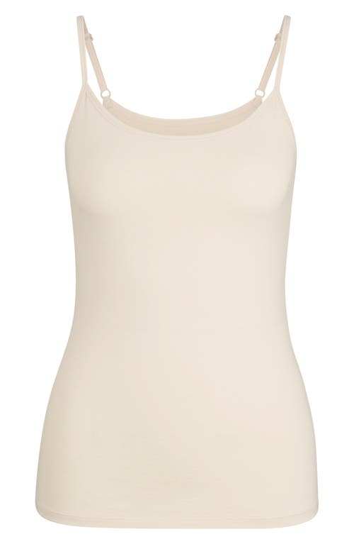Falke Daily Climate Cotton Blend Camisole In Oatmeal
