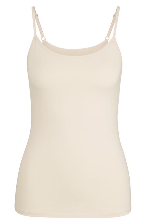 Shop Falke Daily Climate Cotton Blend Camisole In Oatmeal