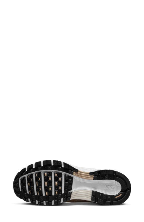 Shop Nike P-6000 Sneaker In Brown/white/black