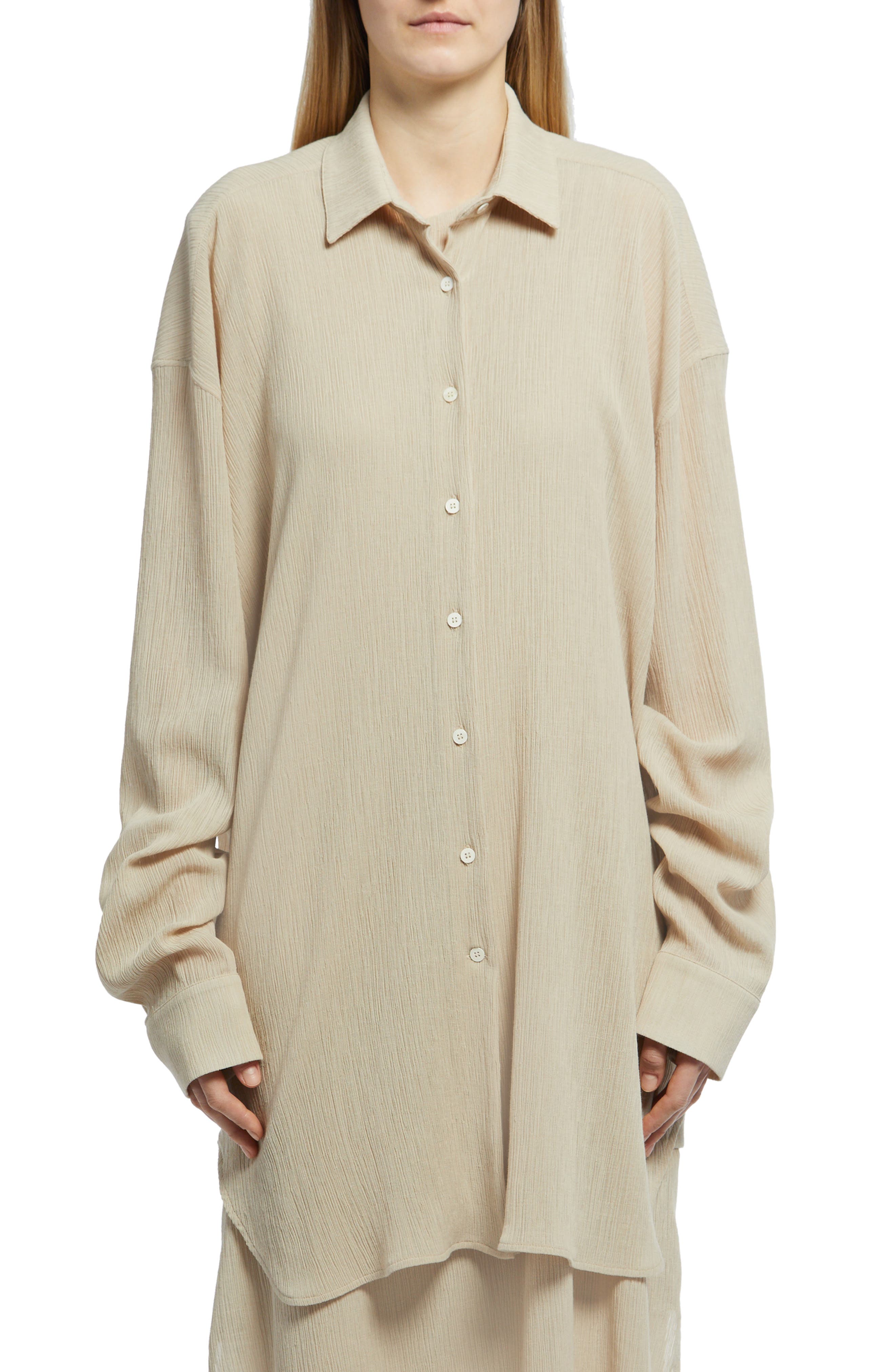 The Row Devite Oversize Crinkle Cotton 