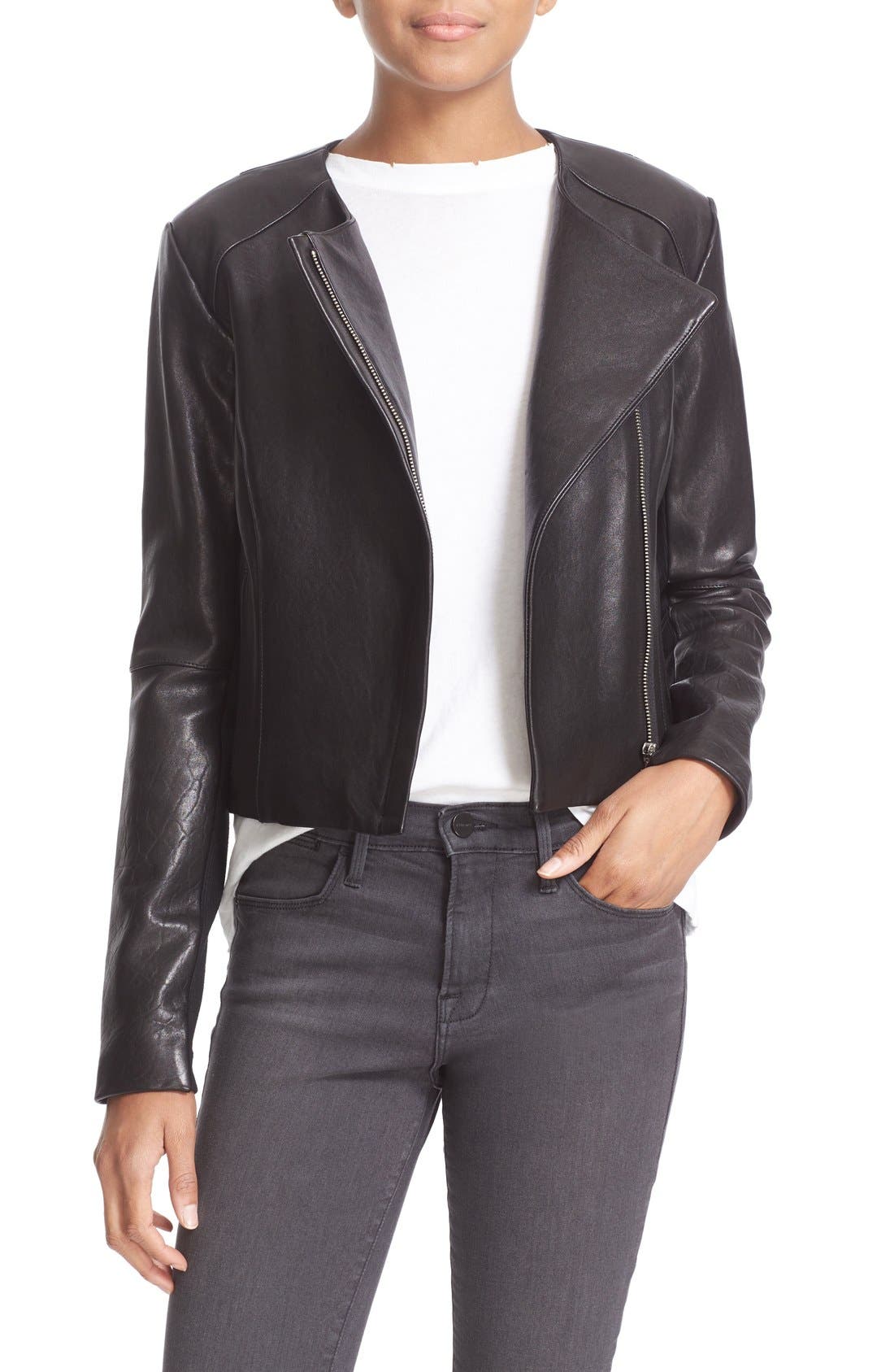 veda dali leather jacket