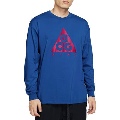 Nike Nrg All Conditions Gear Logo T-Shirt, Blue