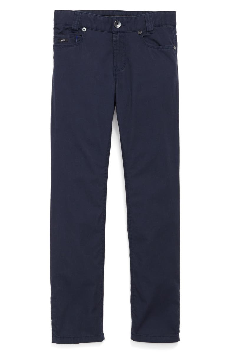 BOSS Kidswear Cotton Twill Pants (Little Boys & Big Boys) | Nordstrom