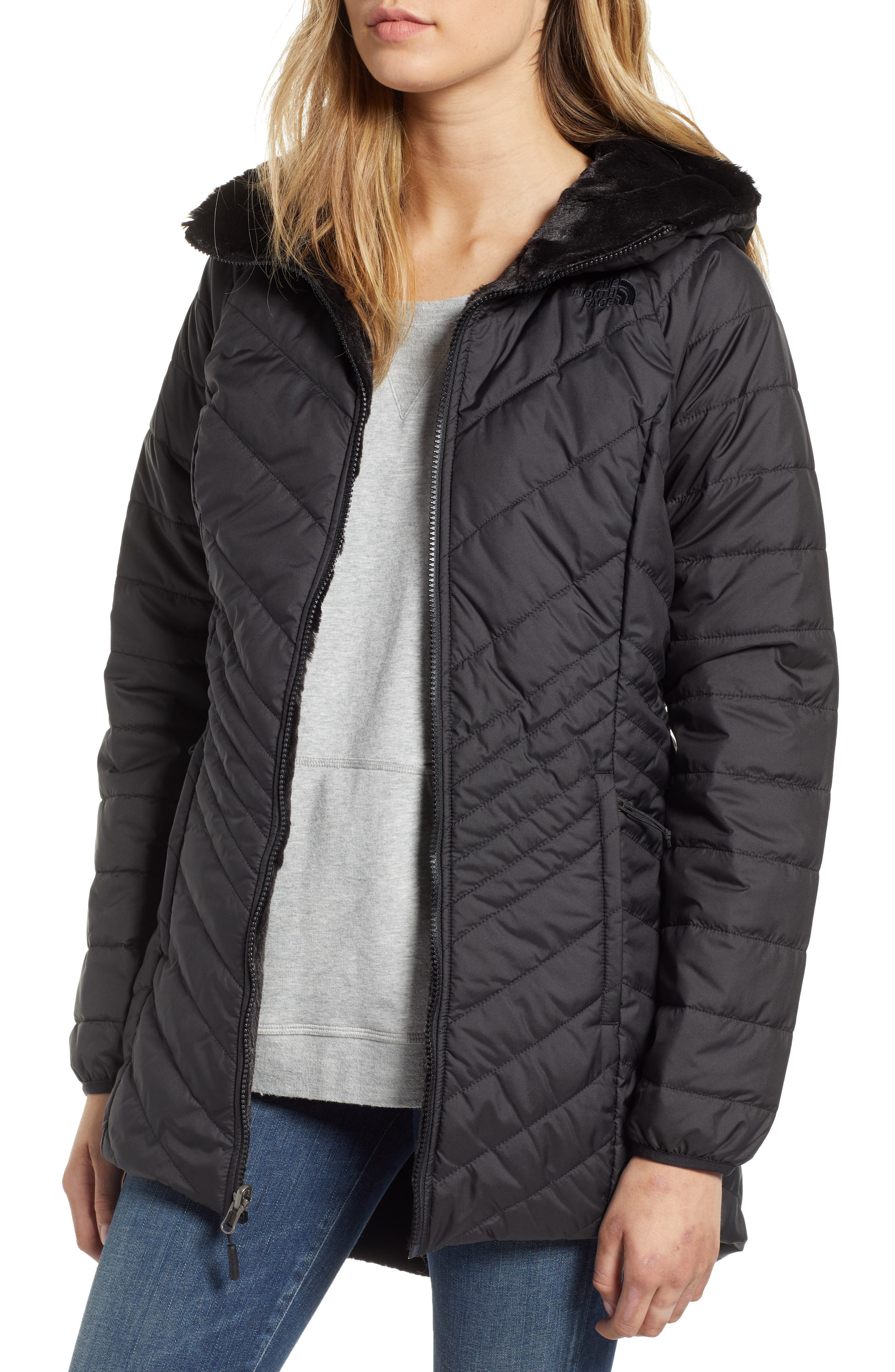 north face women's mossbud reversible insulated jacket
