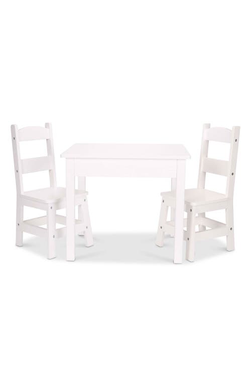 Melissa & Doug Wooden Table & Chairs Set in Multi at Nordstrom