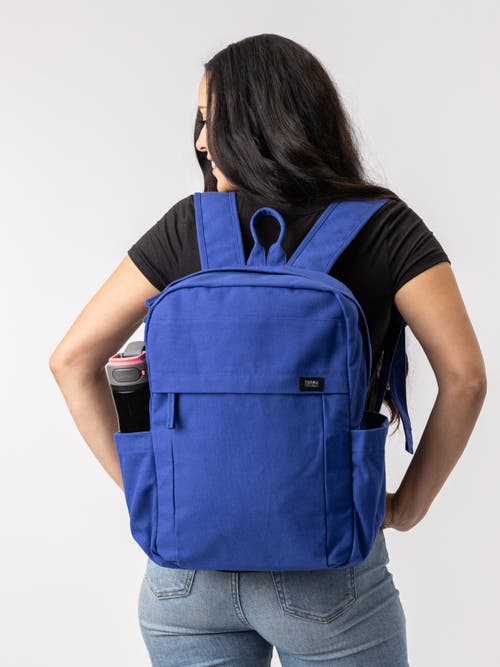 Shop Terra Thread Organic Cotton Backpack In Tidal Blue