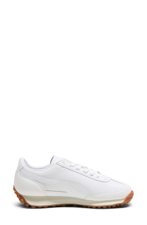 Shop Puma Easy Rider Sneaker In  White-frosted Ivory