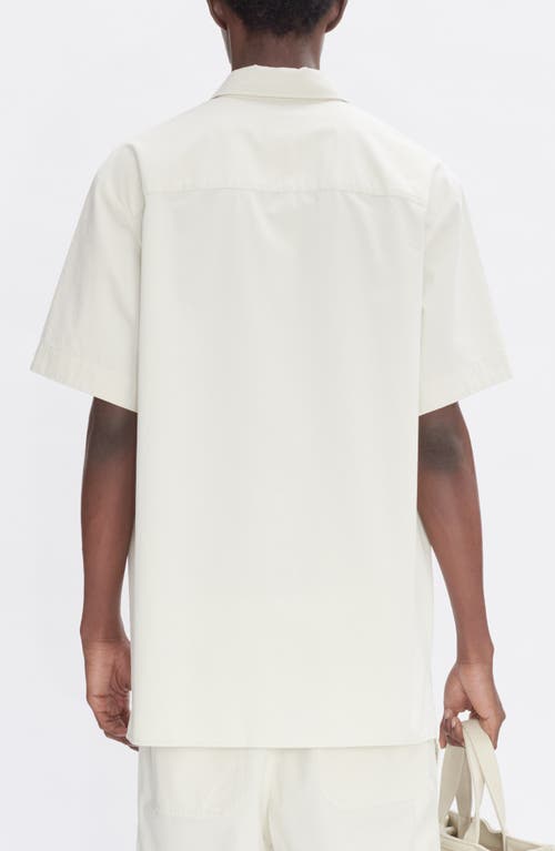 Shop Apc A.p.c. Raph Short Sleeve Button-up Shirt In Chalk