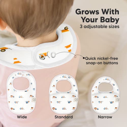 KEABABIES KEABABIES 8-PACK BABY DROOL BIBS