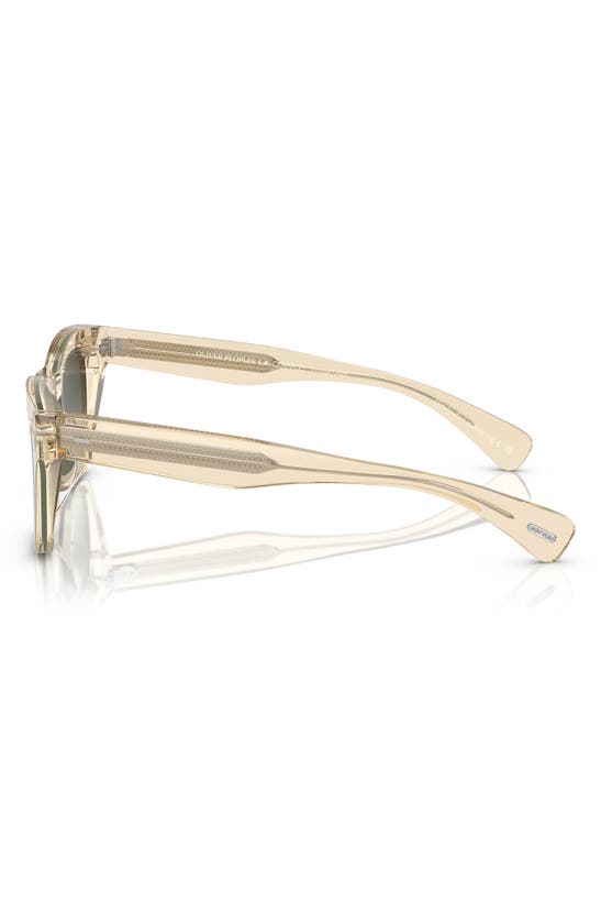 Oliver Peoples Ms. Oliver Gradient Acetate Square Sunglasses In Green