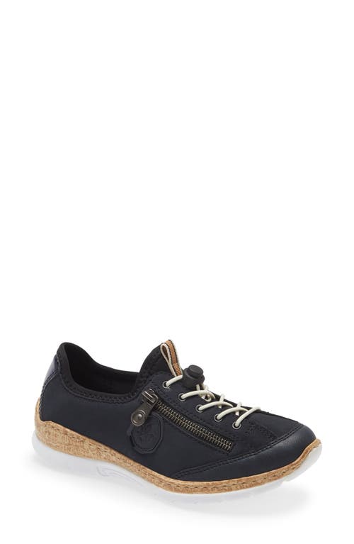 Shop Rieker Antistress Nikita 63 Sneaker In Pazifik/marine/faux Leather