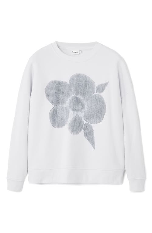 Desigual Sweatshirt In White