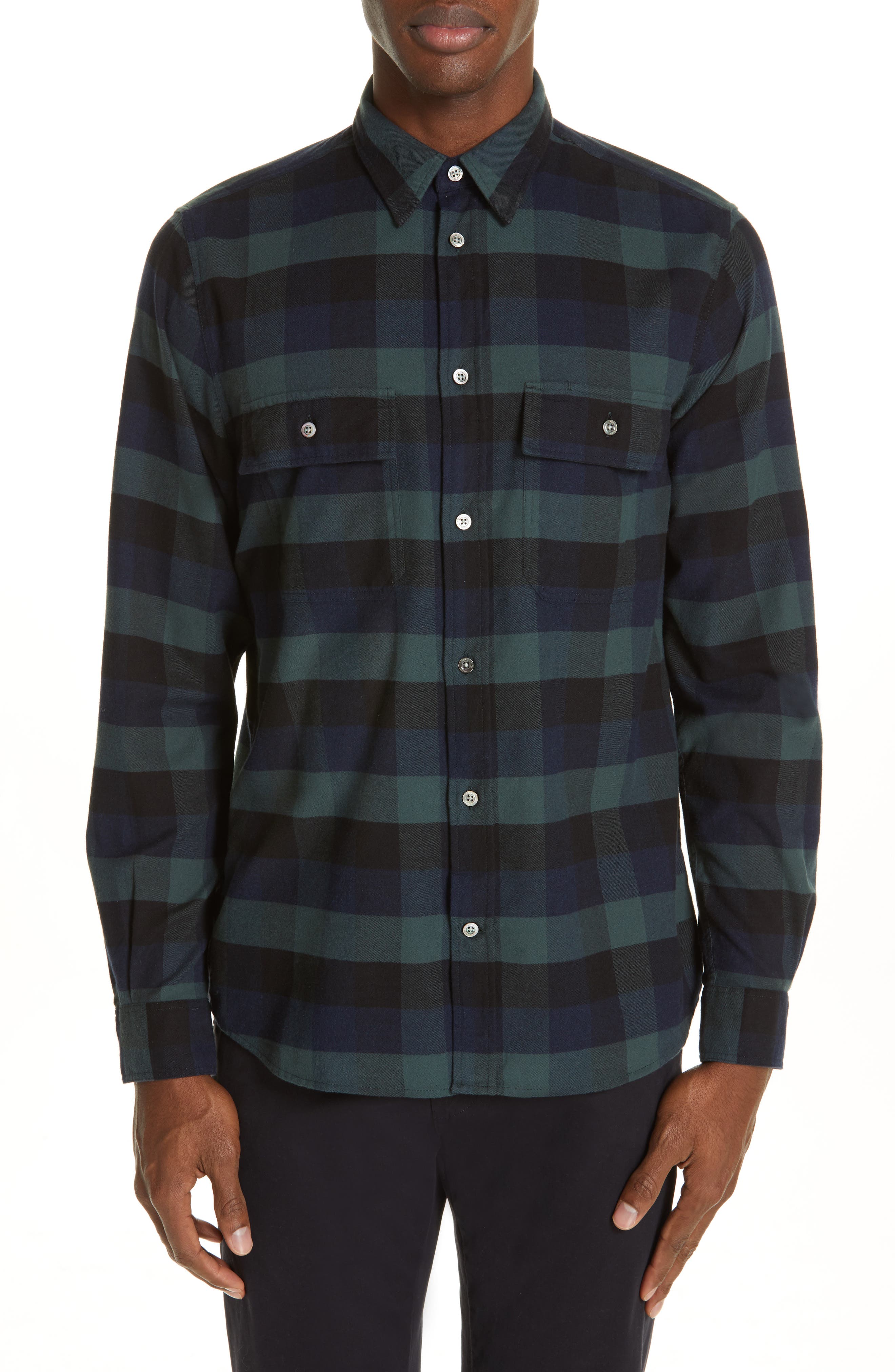 Norse Projects Villads Check Brushed Flannel Shirt