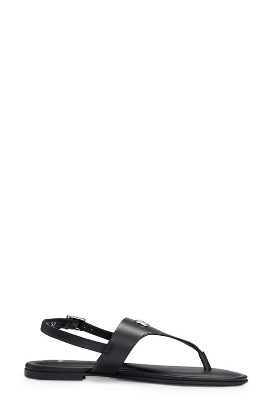 Shop Hugo Boss Millie Slingback Sandal In Black