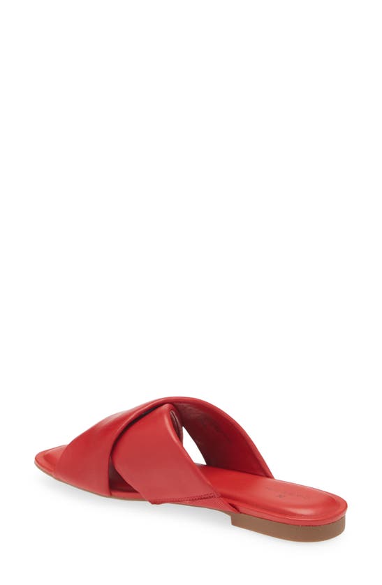 Shop Caslon ® Calla Slide Sandal In Red Grenadine