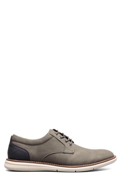 Shop Nunn Bush Chase Plain Toe Derby In Gray