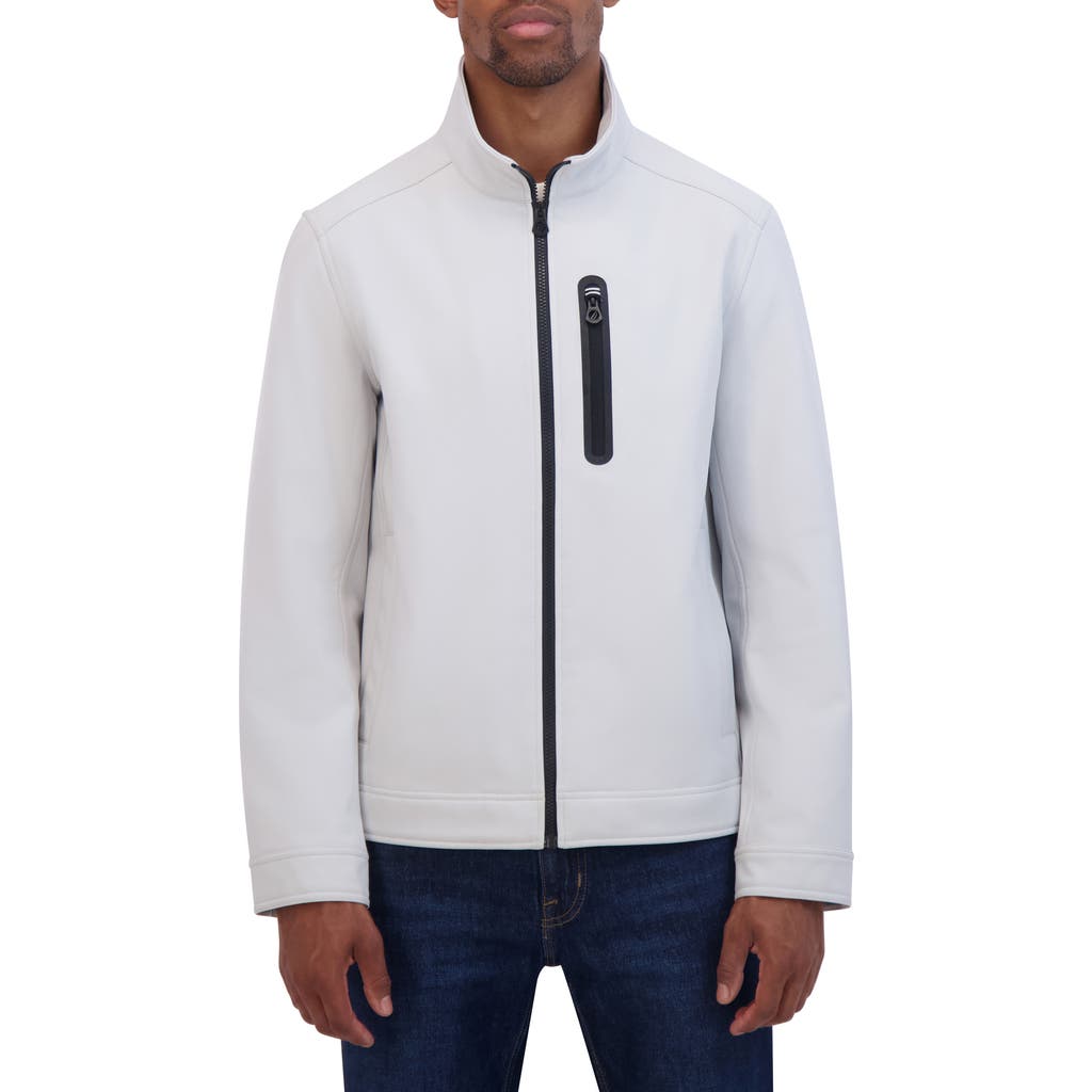 Nautica Softshell Bonded Jacket In Cloud Grey