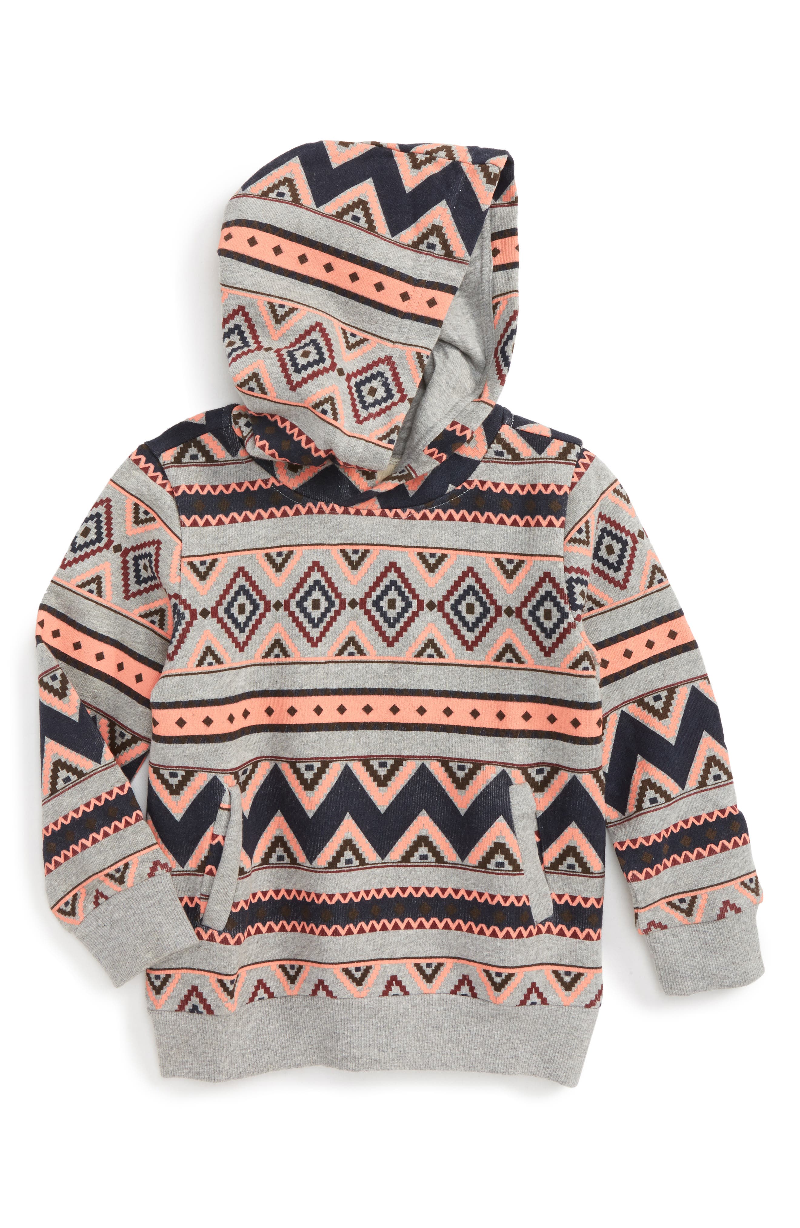 geo print hoodie