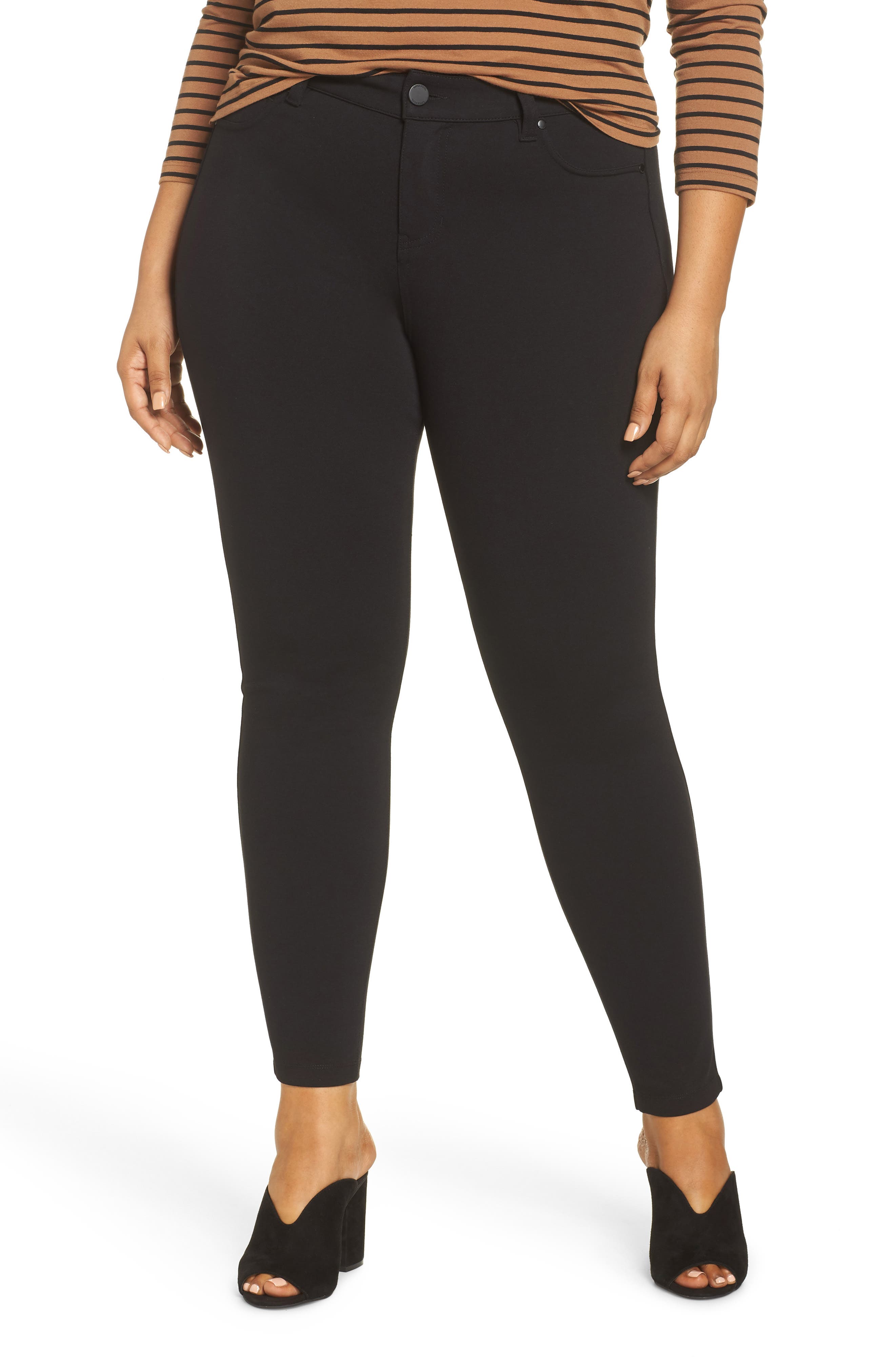 Plus Size Liverpool Madonna Leggings, Black