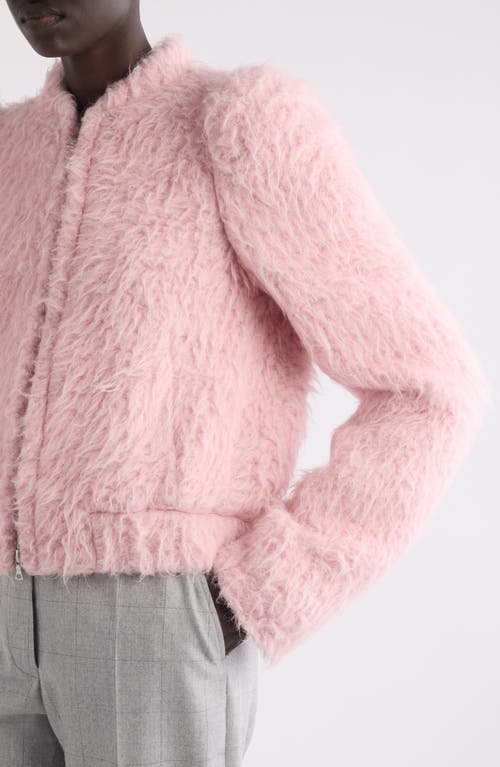 Shop Dries Van Noten Volca Wool & Alpaca Blend Jacket In Pink