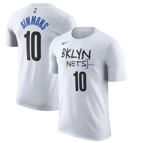 Men's Brooklyn Nets New Era White 2022/23 City Edition Brushed Jersey  T-Shirt