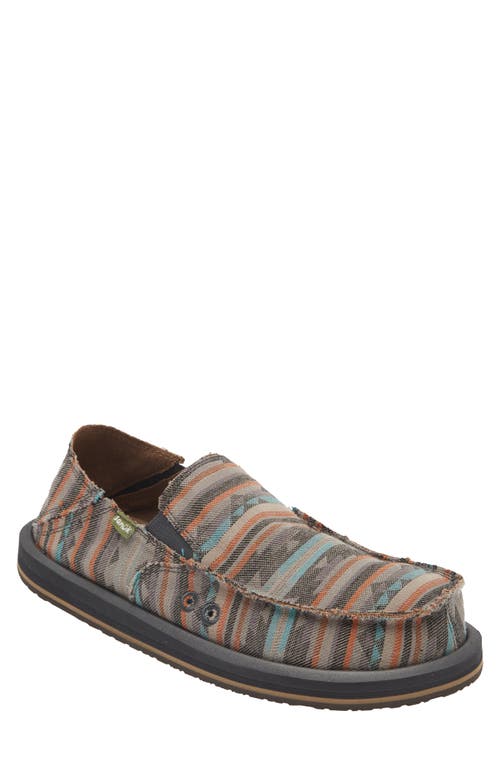 Sanuk Sidewalk Surfer Slip-On Shoe Black Multi at Nordstrom,